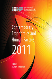 Contemporary Ergonomics and Human Factors 2011