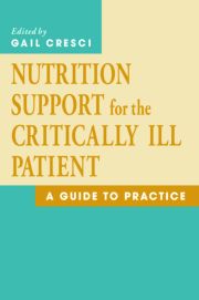 Nutrition Support for the Critically Ill Patient