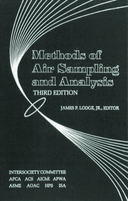 Methods of Air Sampling and Analysis