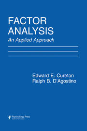 Factor Analysis | An Applied Approach | Edward E. Cureton, Ralph B. D'