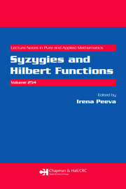 Syzygies and Hilbert Functions