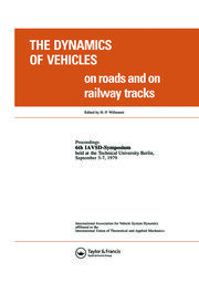 The Dynamics of Vehicles on Roads and on Tracks