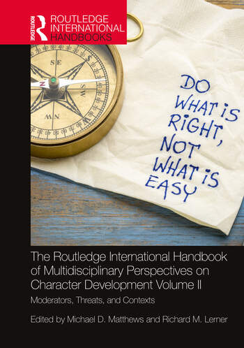 The Routledge International Handbook of Multidisciplinary Perspectives on Character Development, Volume II - book cover