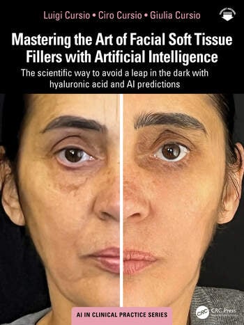Mastering the Art of Facial Soft Tissue Fillers with Artificial Intelligence - book cover