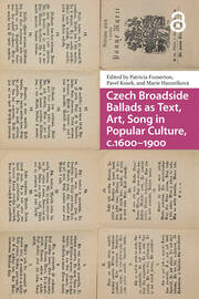 Broadside Ballads as Artefacts