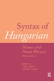 Nouns: internal syntax